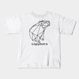 CAPYBARA 3D MINIMALISTIC COCONUT SWAGGER Kids T-Shirt